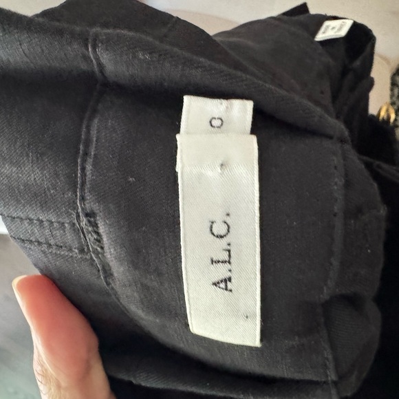 🖤A.L.C black skirt with buckle belt and pockets🖤 - Picture 4 of 5